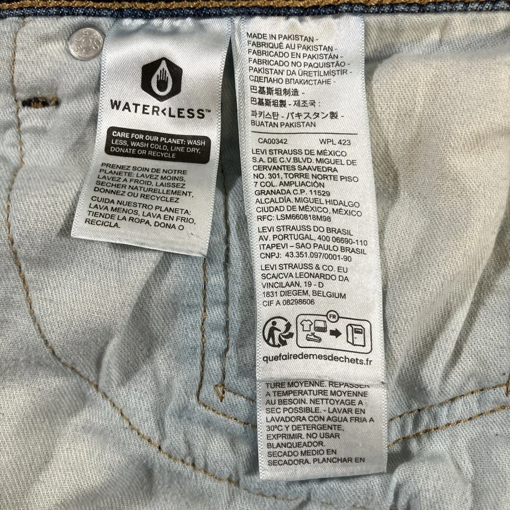 Levi's 541 Athletic Taper Jeans Men's 40x32 Blue Stretch Actual 30.5 Inseam